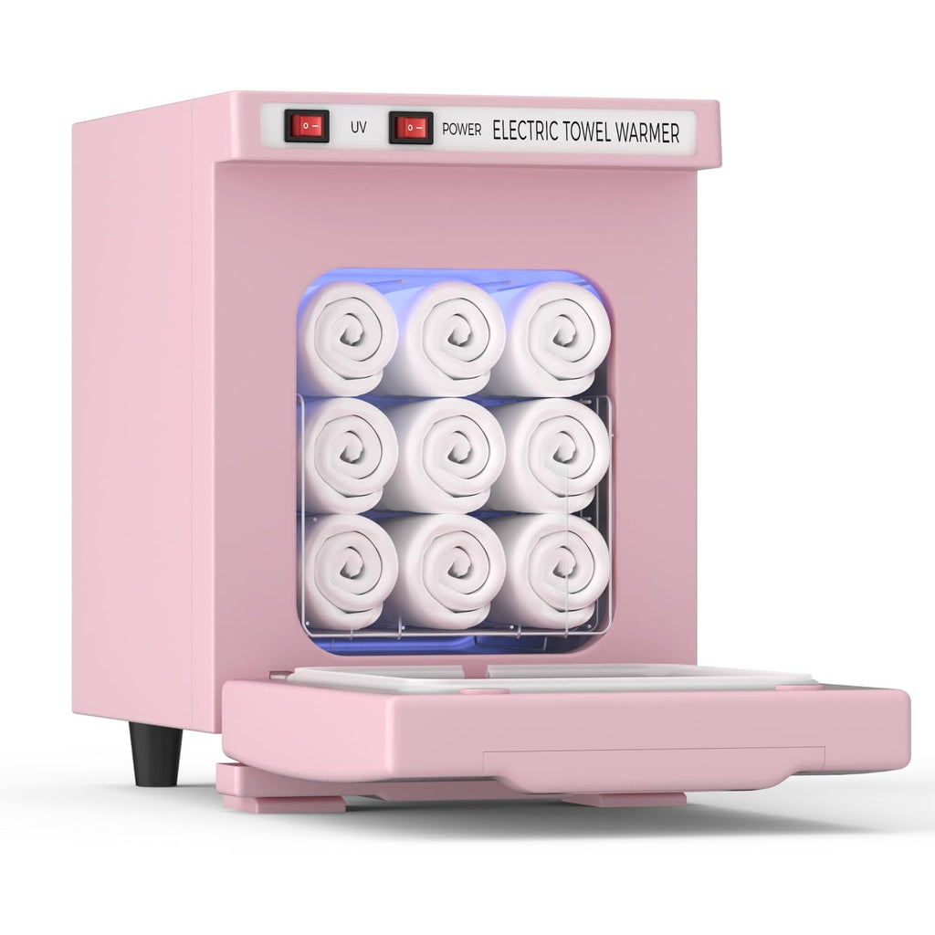 5L Pink Towel Warmer for Spa Salon - Compact Hot Towel Cabinet