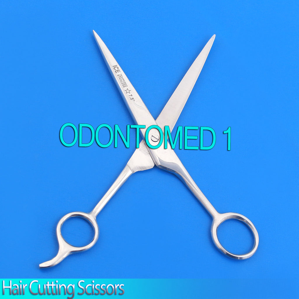 7.5-Inch ICE Tempered Hair Cutting Scissors for Stylists & Barbers