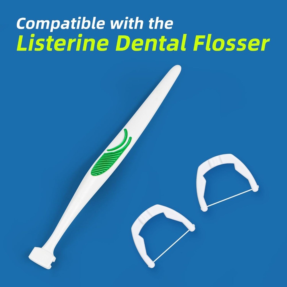 Deep Clean Tooth Flosser Refill Heads - 60 Pack for Oral Care