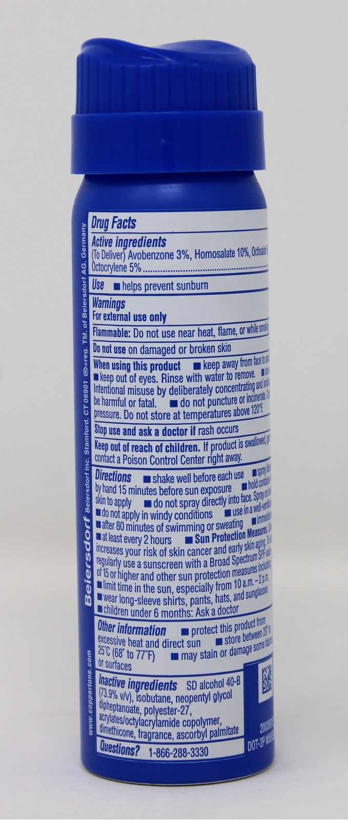 Water-Resistant Sunscreen Spray SPF 50 - Pack of 6, Water Sports & Outdoor Protection
