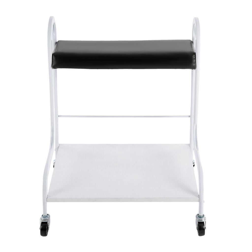 Portable Foot Bath Spa Trolley Cart with Foot Rest for Nail & Foot Care