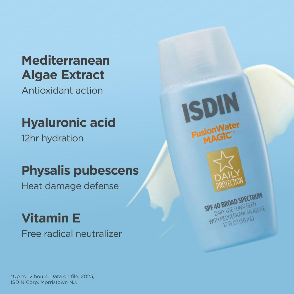 Lightweight Clear Sunscreen SPF 40 for Face - Broad Spectrum Hydrating SPF 40