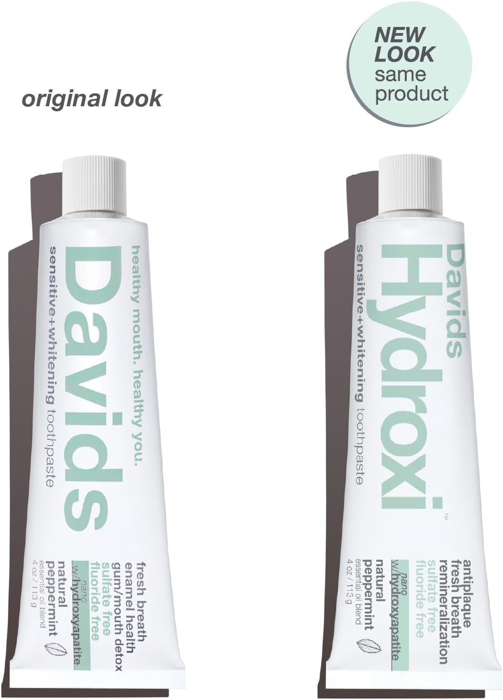 Nano Hydroxyapatite Toothpaste Sensitive Whitening Peppermint 4Oz