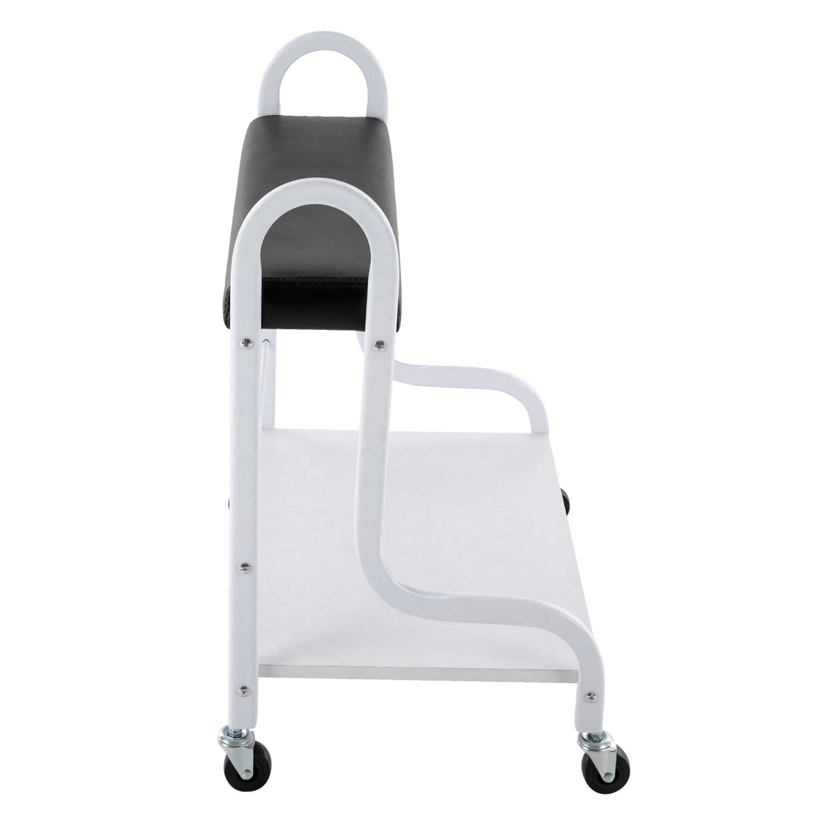 Portable Foot Bath Spa Trolley Cart with Foot Rest for Nail & Foot Care