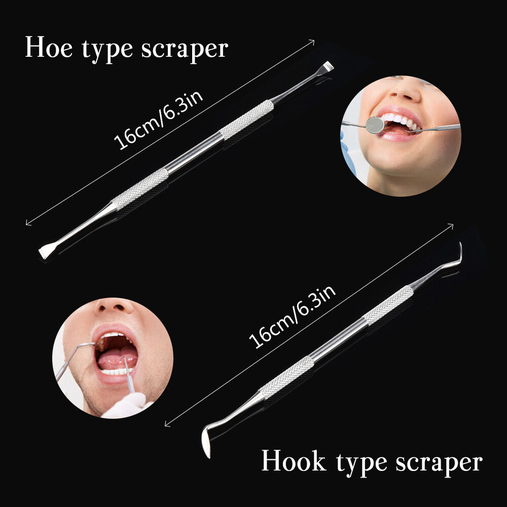 Electric Tooth Cleaner Tartar Plaque Remover Dental Scaler Kit - Ultrasonic Oral Care