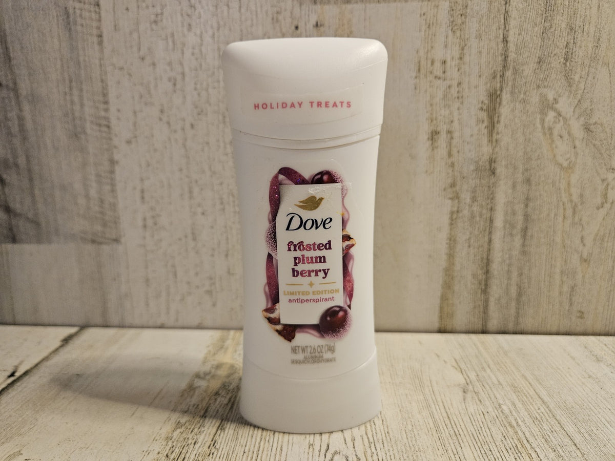 Dove Holiday Limited Edition Antiperspirant Deodorant 3 Pack - Frosted Plum, Hot Cocoa, Sugar Cookie
