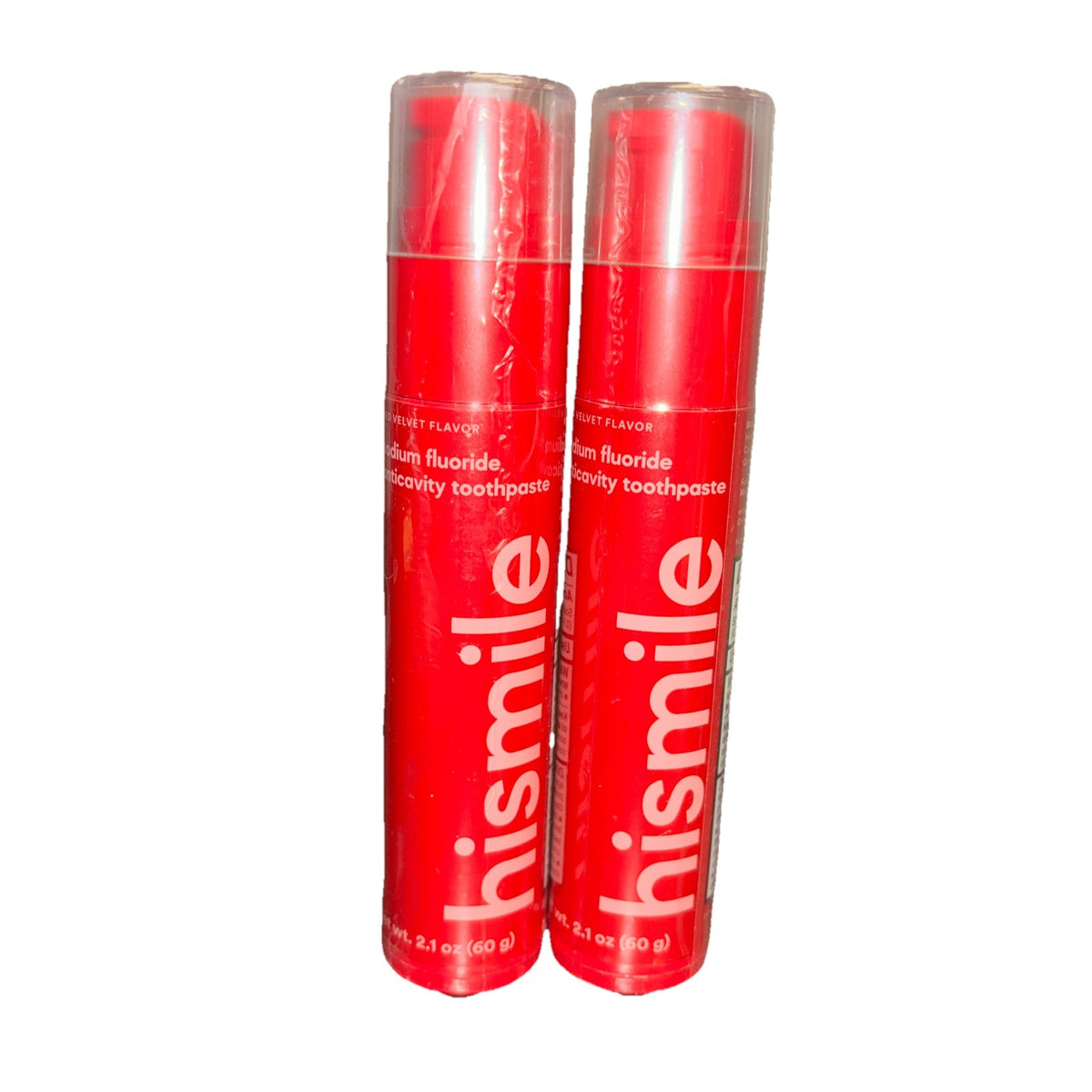 Fluoride Toothpaste with Red Velvet Flavor - 2 Pack, 2.1 OZ Each