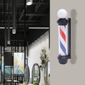 32-inch Rotating LED Barber Pole Sign with Rainproof Design