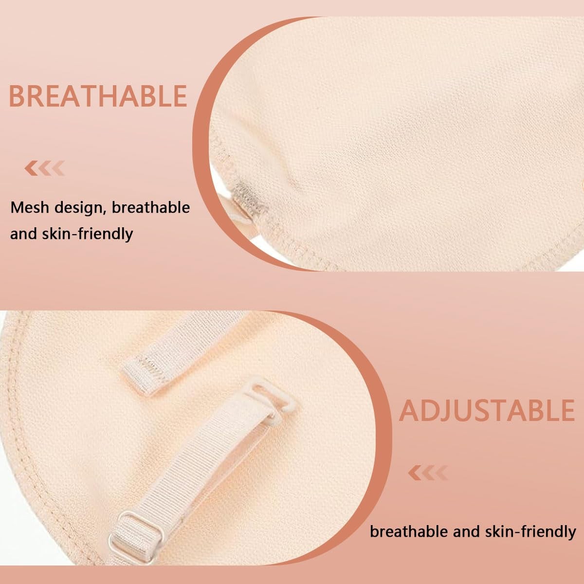 Reusable Underarm Sweat Pads with Adjustable Shoulder Straps - Breathable & Washable