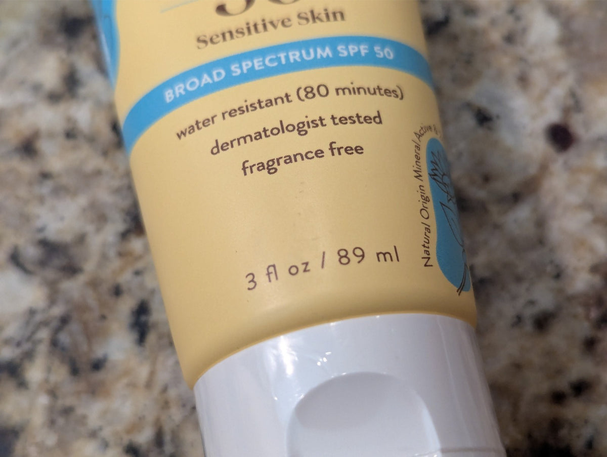 Mineral SPF 50 Sunscreen Lotion - Broad Spectrum UVA UVB Protection, 3 fl oz