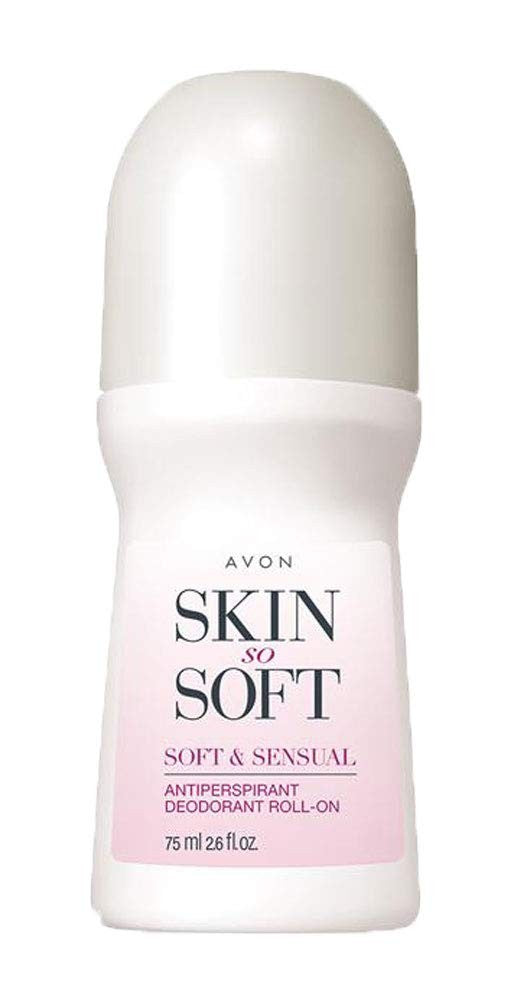 Deodorant Roll-On for Men & Women - Avon Skin So Soft, 2-Pack