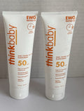 Baby Sunscreen Lotion SPF 50 - 3 oz Pack of 2 for Sensitive Skin