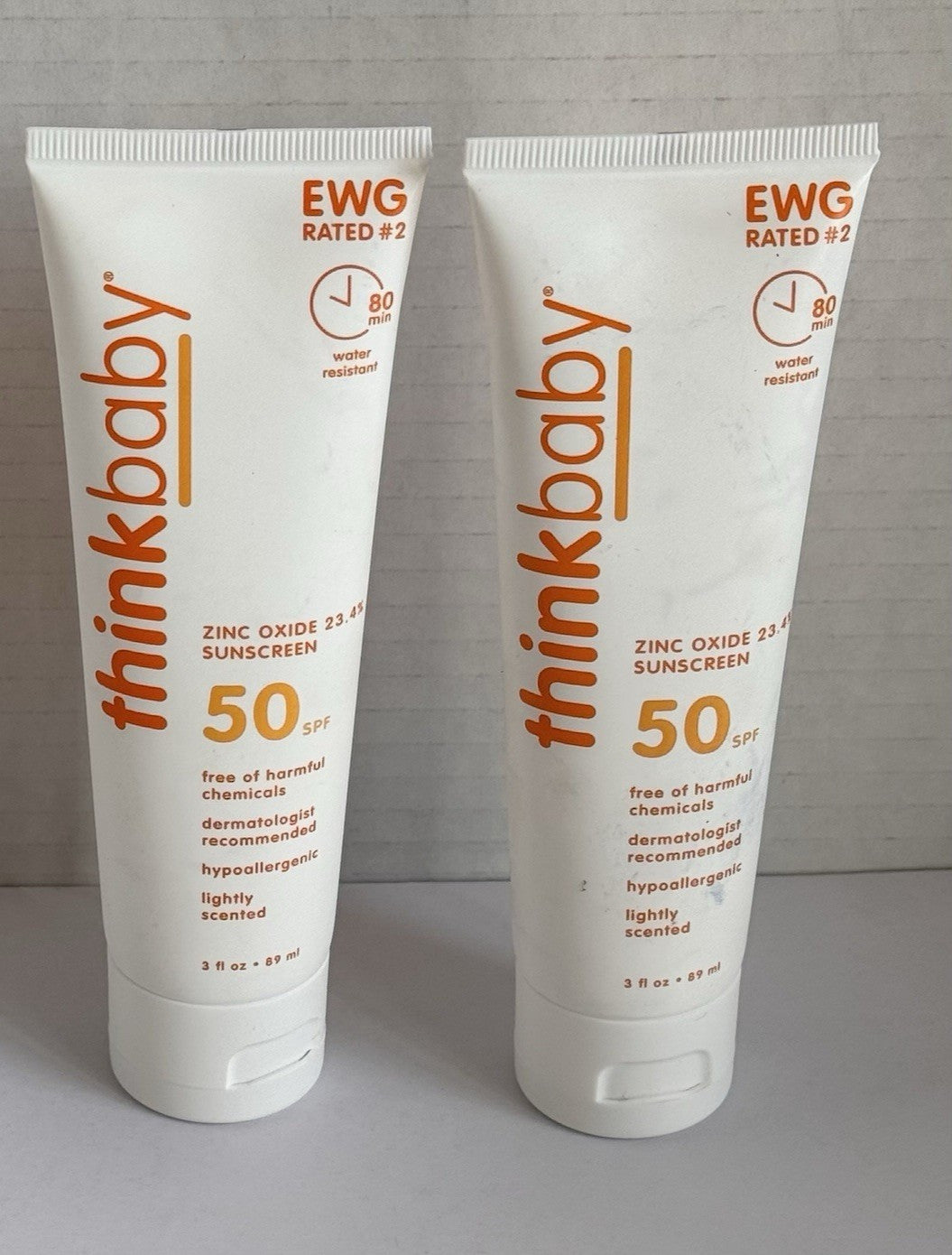 Baby Sunscreen Lotion SPF 50 - 3 oz Pack of 2 for Sensitive Skin
