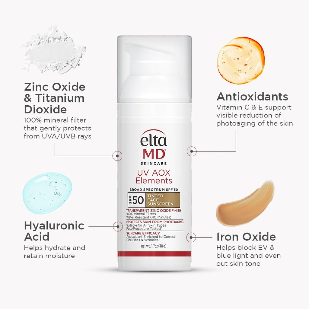 SPF50 Mineral Sunscreen Moisturizer with Zinc & Titanium Dioxide - 48g