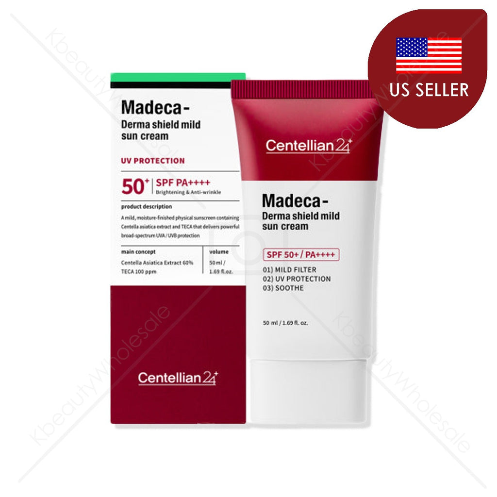 K-Beauty Madeca Derma Shield SPF50+ Sun Cream 50ml - Gentle UV Protection
