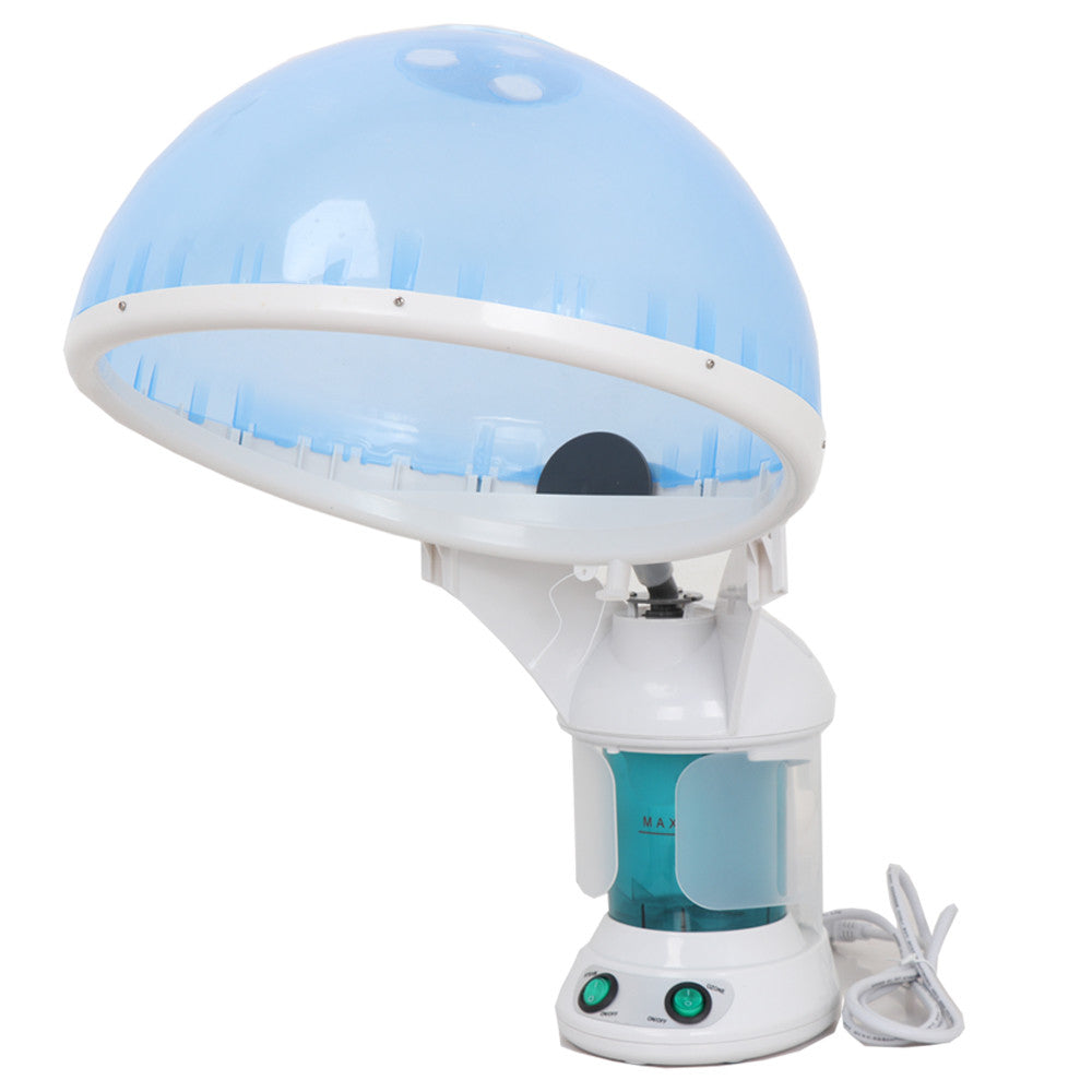 Blue 2-in-1 Facial and Hair Steamer - Ozone Tabletop Skin & Hair Care Device