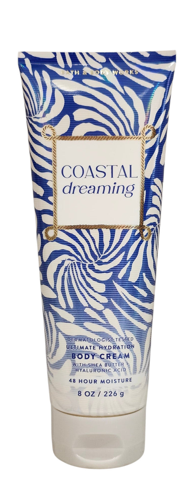 Bath & Body Works Coastal Dreaming Hydrating Body Cream 8 OZ - Fragrance of Sea Salt & Driftwood