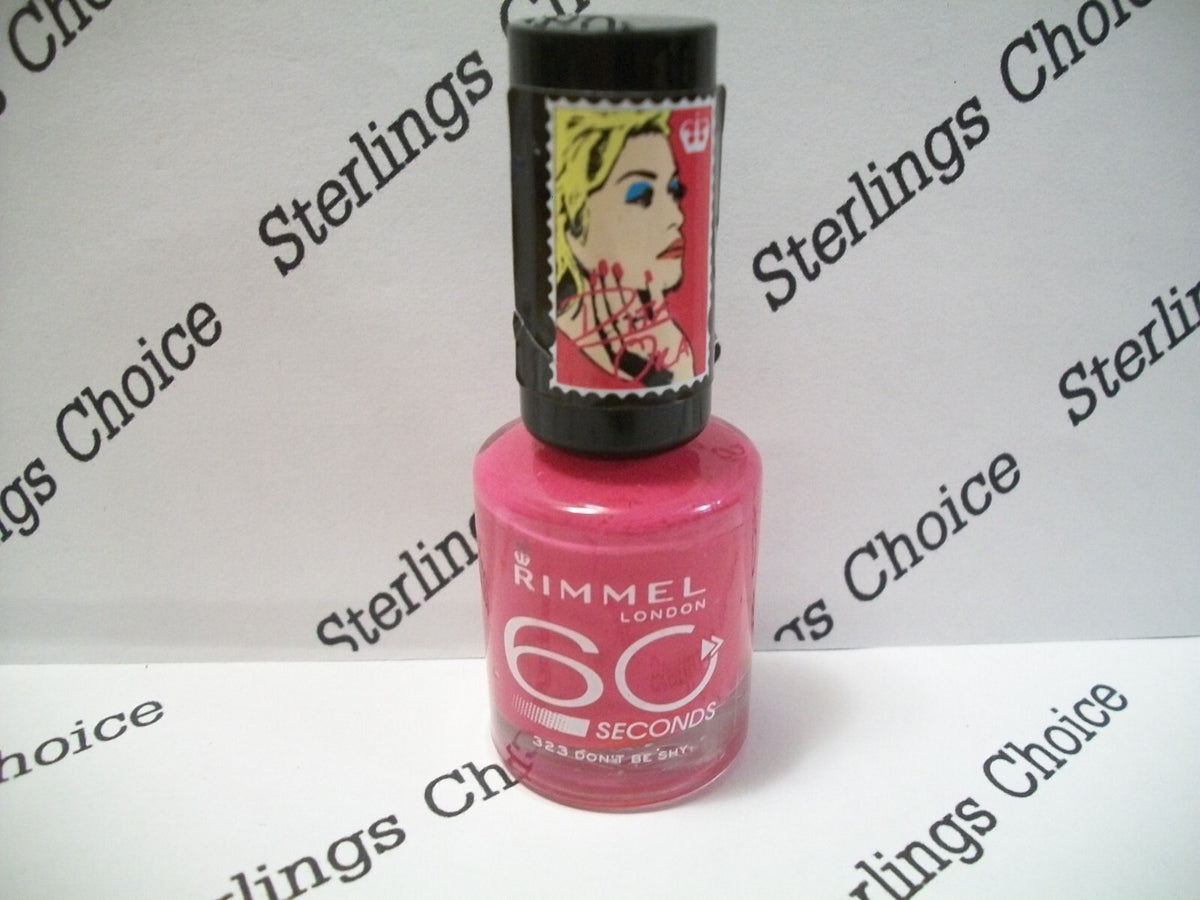 Fast-Drying Nail Polish #323 Don't Be Shy - 60 Seconds, One Coat