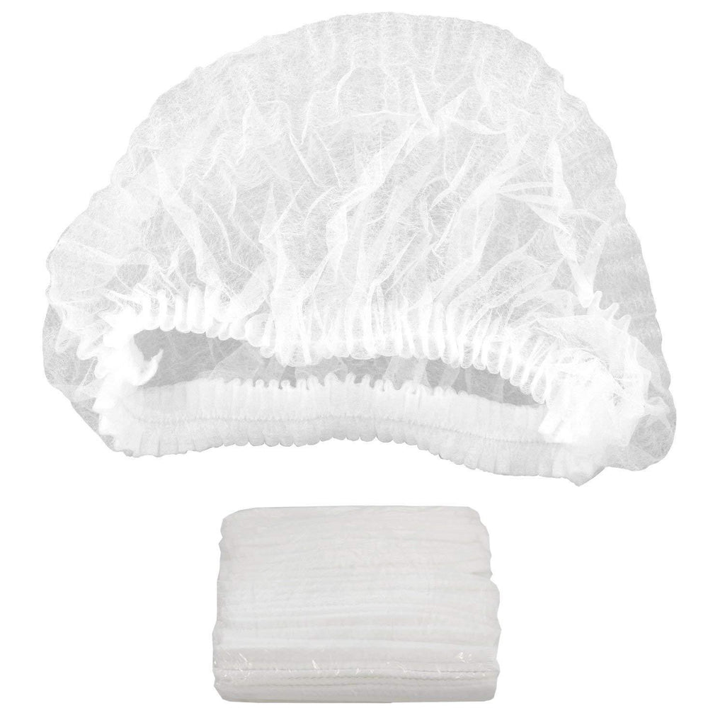 Disposable Hair Net Caps for Salon, Spa, and Food Industry - 100 Pack