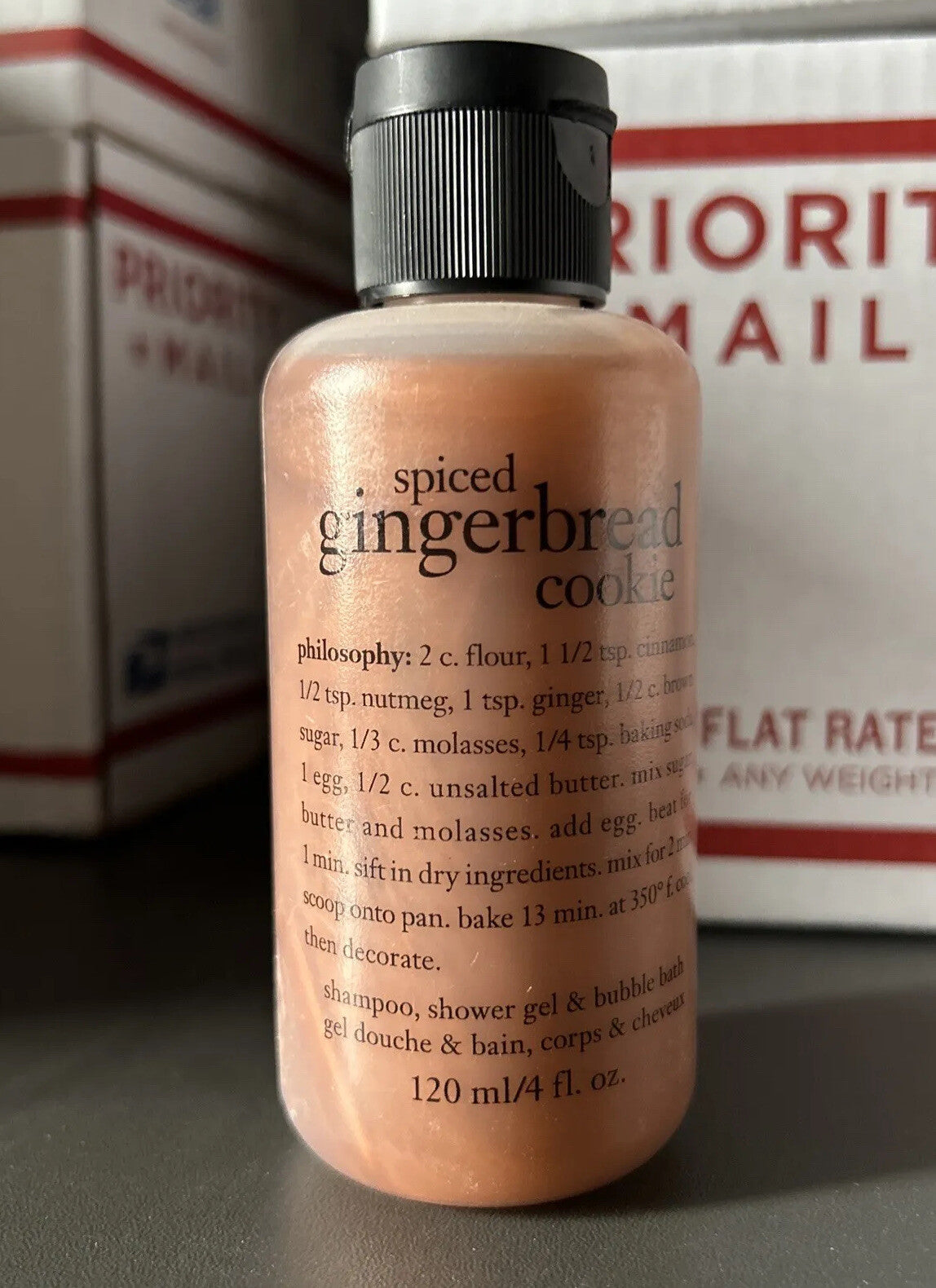 Philosophy Spiced Gingerbread Cookie Shower Gel & Shampoo 4 Oz Sealed