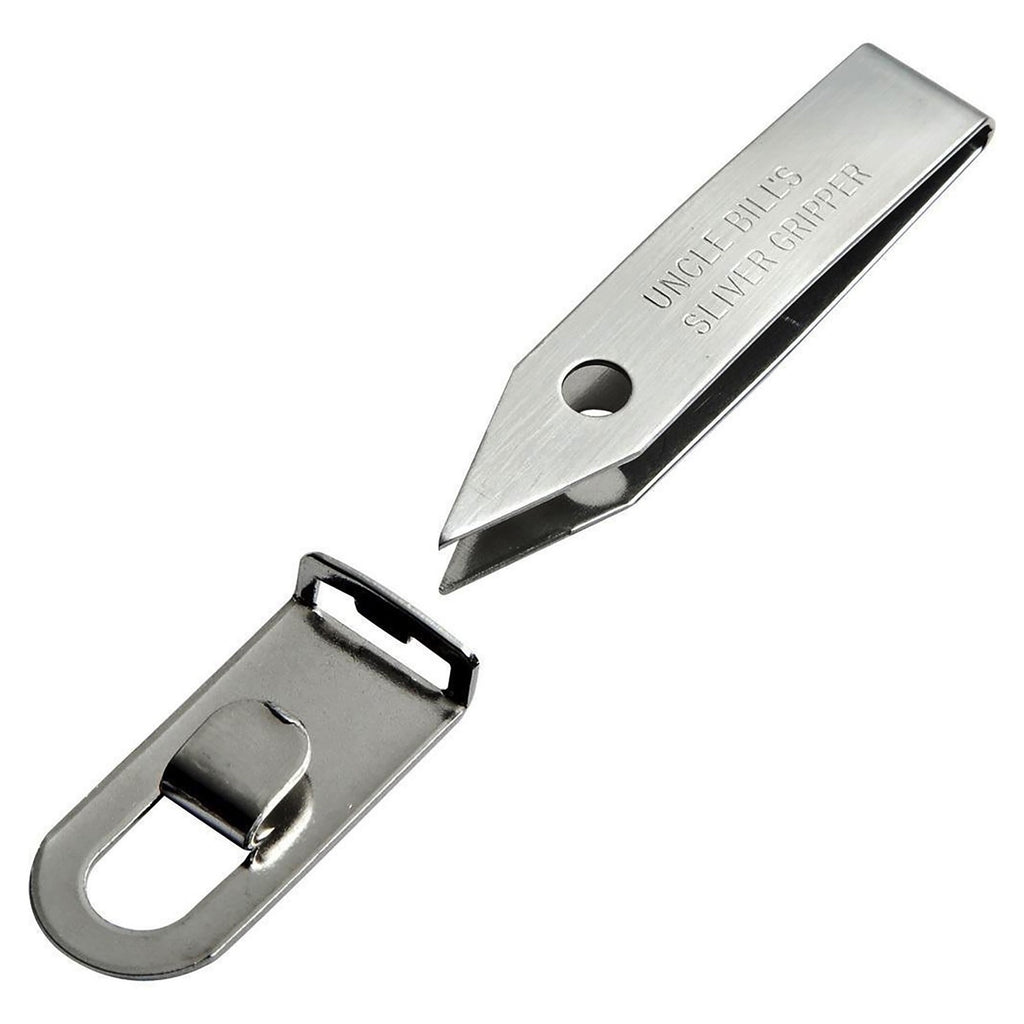 Stainless Steel Tick Removal Tweezers Keychain with ID Card - Precision Grip