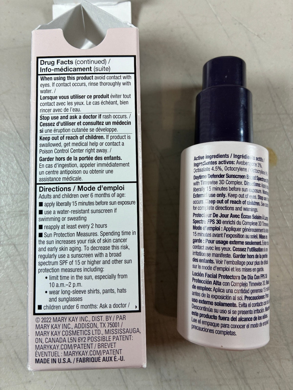 Mary Kay Timewise Daytime Sunscreen SPF 30 - 1 fl oz, New with Expiration 2025
