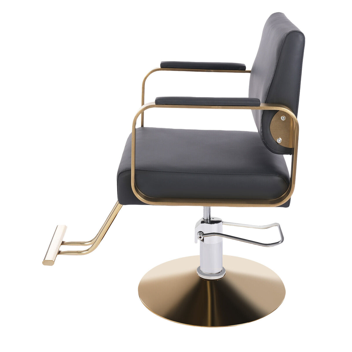 Salon Barber Chair with Hydraulic Pump & Footrest - Adjustable & Durable