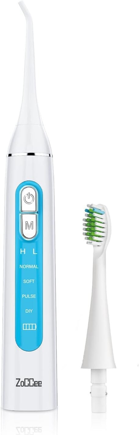 Water Flosser and Electric Toothbrush Combo - 2-in-1 Oral Irrigator and Sonic Toothbrush