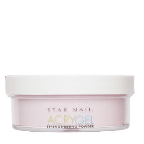 AcryGel Pink Nail Strengthening Powder 1.6 oz for Hybrid UV Nail Technology