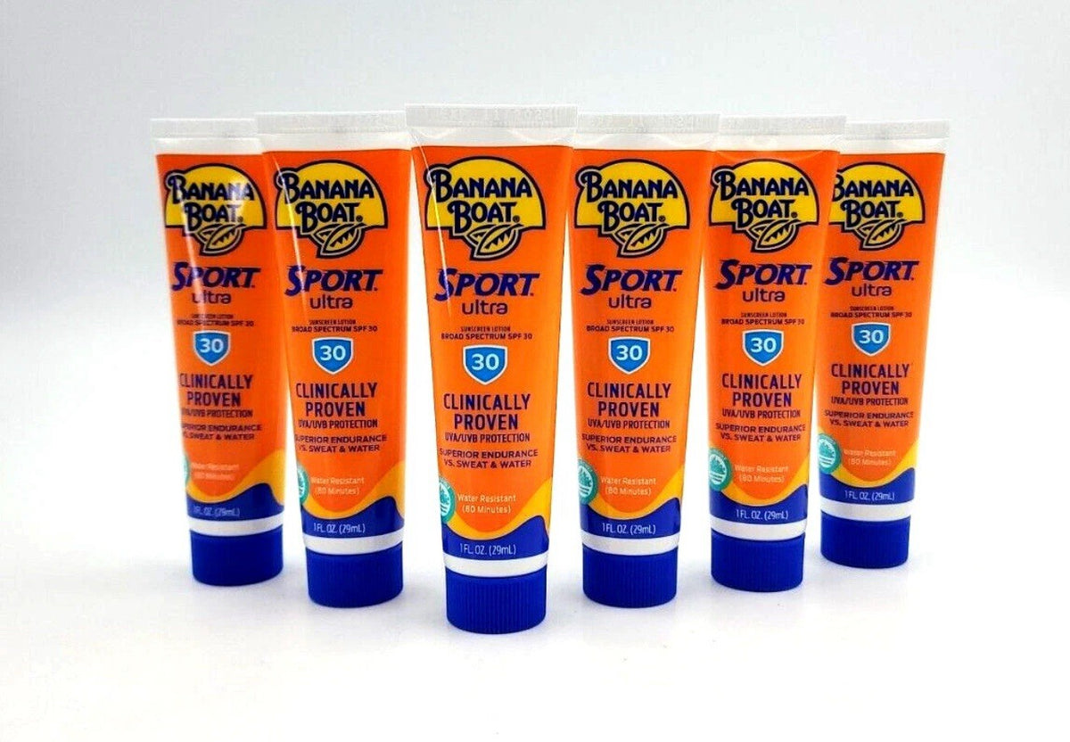 Travel Size Sun Screen Lotion SPF 30 Ultra Sport 6 Pack