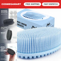 Silicone Body Scrubber Dual Sided Exfoliating Bath Brush - Quick Dry, Reusable