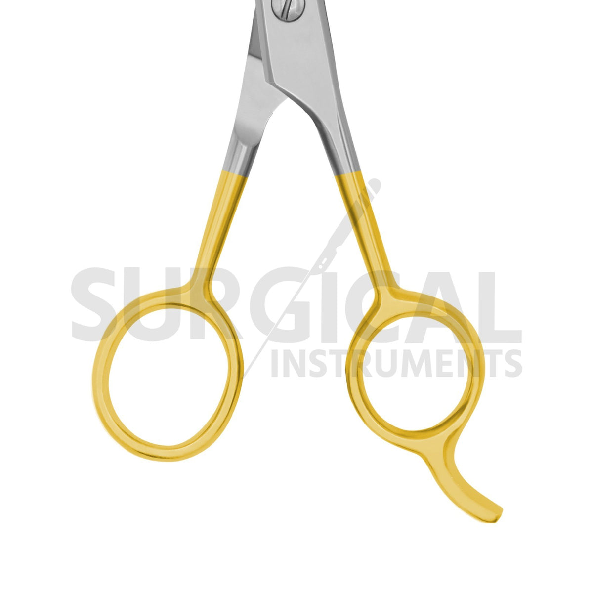 Professional Hair Cutting Scissors 5.5 Inch Stylish Gold Handle Ice Tempered Blades