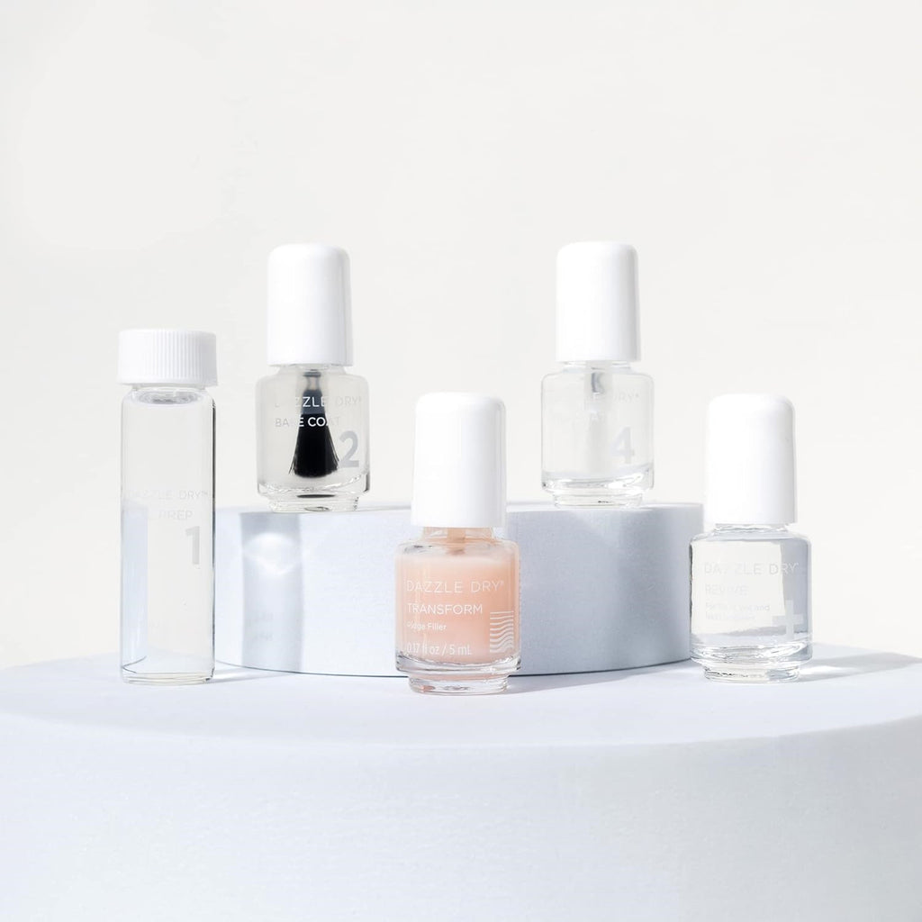 Nail Care Starter Kit with Nail Prep and Base Coat - Dazzle Dry