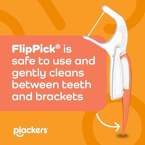 Dental Floss Picks for Braces - Pack of 36, 4-Count, Orthodontic Oral Care Tool