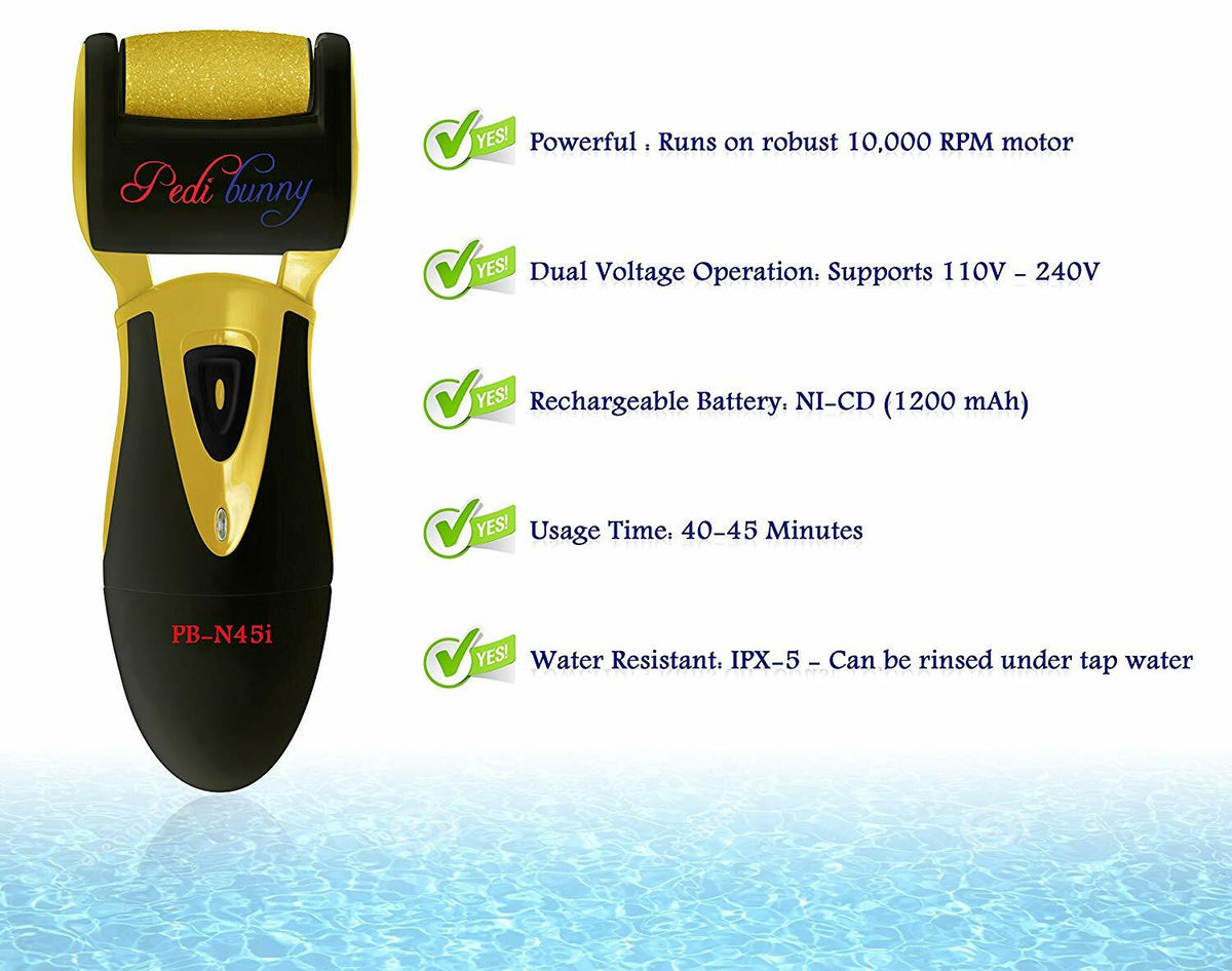 Rechargeable Electric Callus Remover Foot File for Men Women - Pedicure Spa Tool