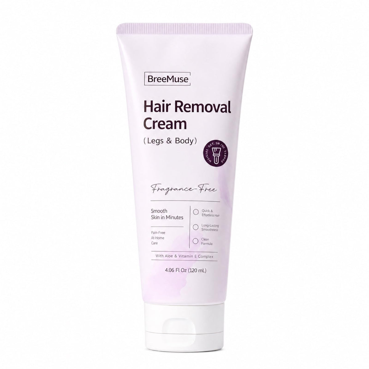 Painless Hair Removal Cream for Women - Fast 5-10 Min Body Depilatory for Legs & Bikini