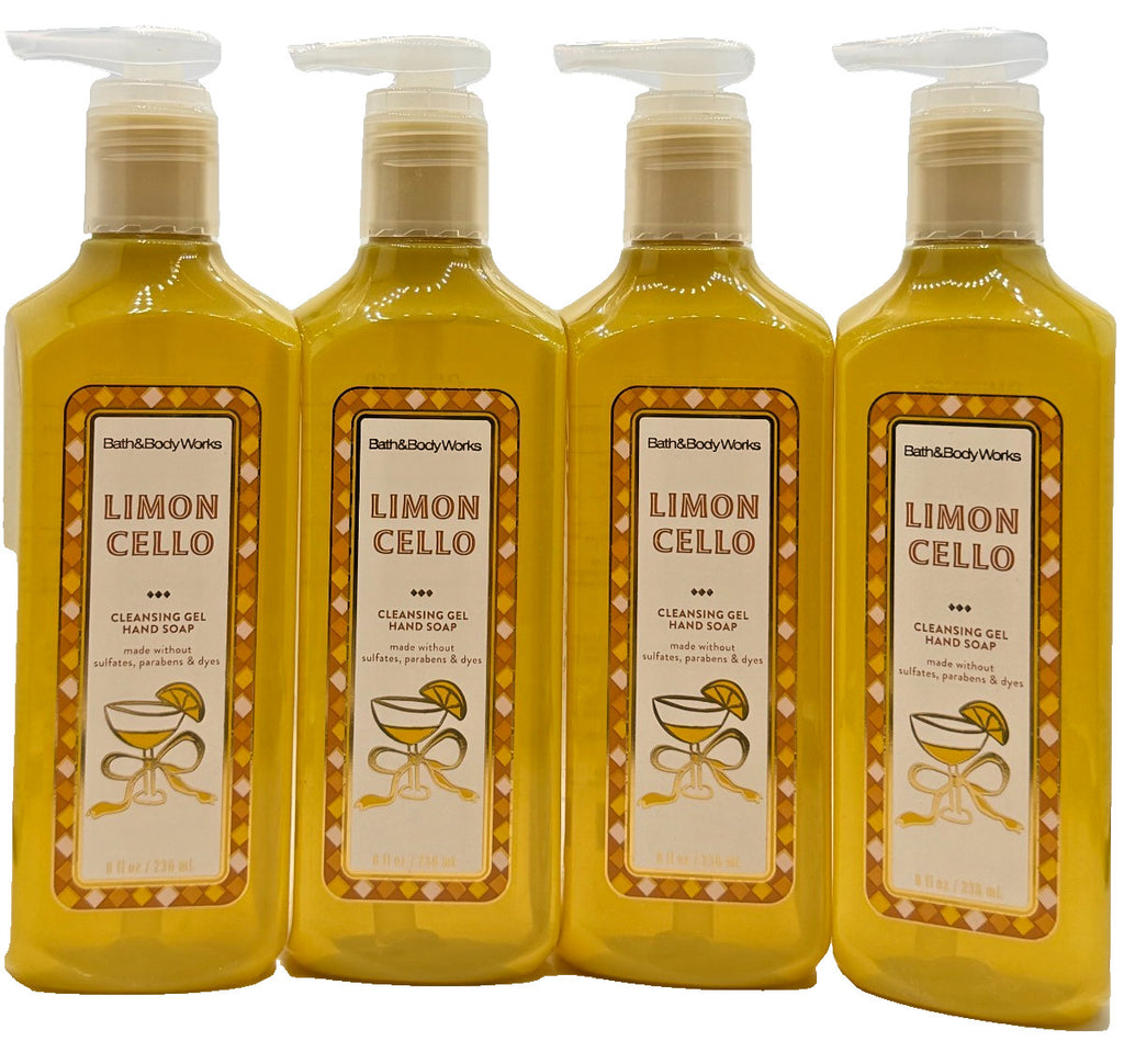 Bath & Body Works Limoncello Hand Soap Set - 4 Bottles, 8 oz Each