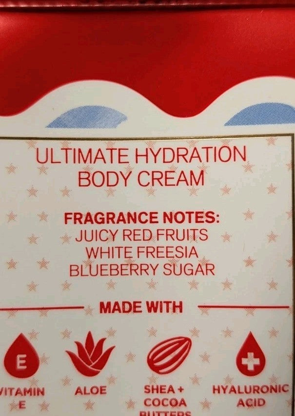 8 Piece Gingham All American Body Care Set with Mist Wash & Body Butter