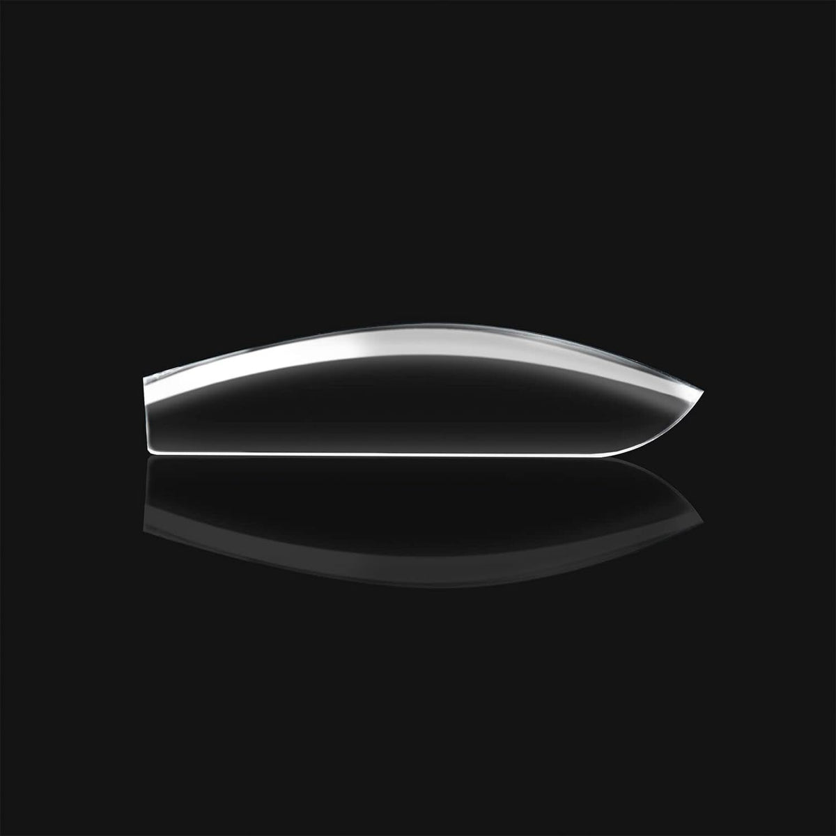 Gel Nail Tips Box - Sculpted Coffin Medium Size, 10 Sizes, 500pcs