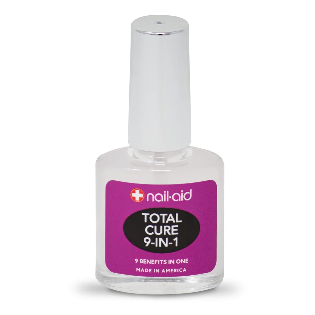 9 in 1 Nail Strengthener & Brightener - Treats Brittle Nails, Clear, 0.55 Fl Oz