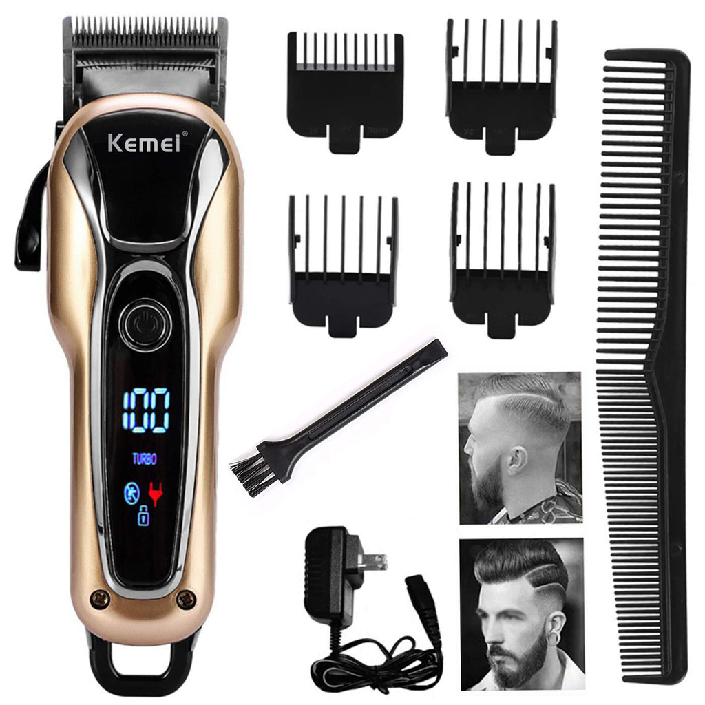 Cordless Hair Clipper Kit for Men & Barbers - Rechargeable & Adjustable
