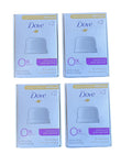 4-Pack Dove Deodorant Refills with Coconut, Pink Jasmine, Cucumber & Green Tea