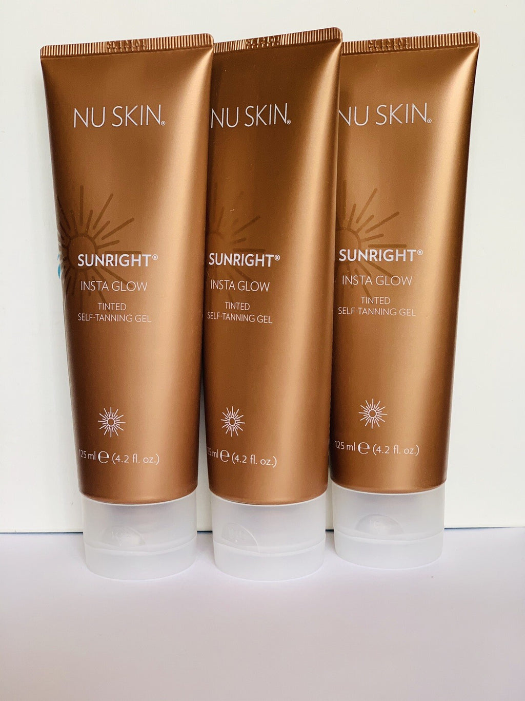 Nu Skin Sunright Insta Glow 3-Pack Sunless Tanning Gel - Exp. 05/2027