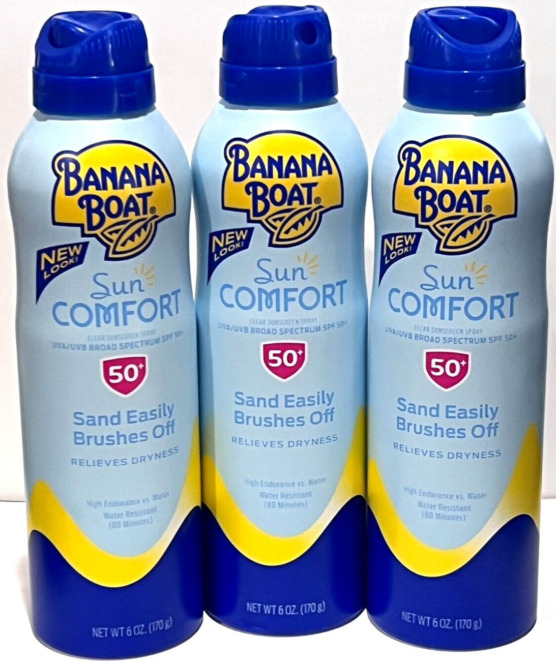 SPF 50 Sunscreen Sun Care Lotion 6oz Pack of 3 - Sun Protection for Skin