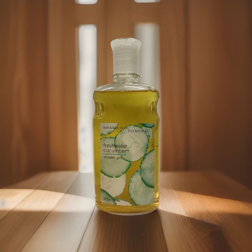 Fresh Pleasures FRESHWATER CUCUMBER Shower Gel 10oz - Body Wash for Women