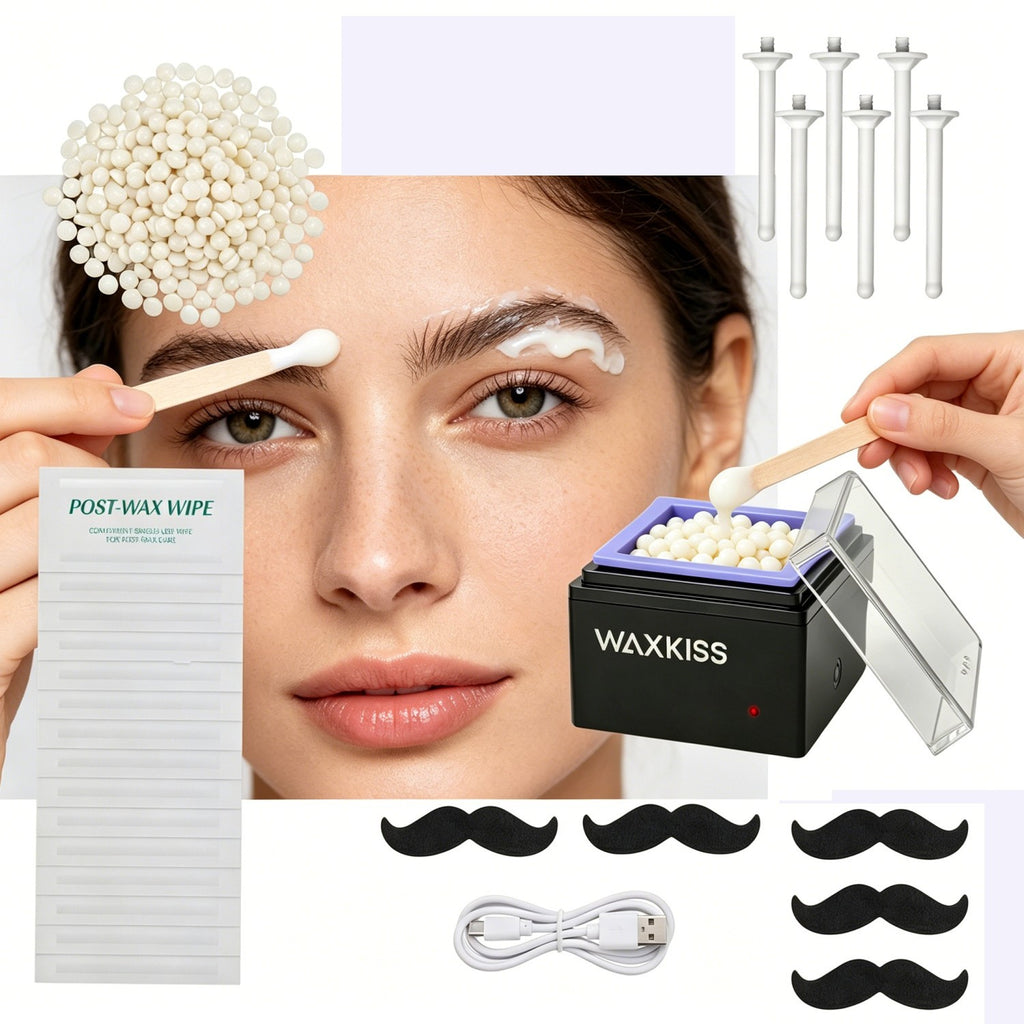 Waxing Kit Wax Heater Warmer with Wax Beans & Accessories for Hair Removal