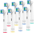 Replacement Toothbrush Heads 8 Pack for Oral B Electric Toothbrushes - Soft Bristles, Deep Cleaning