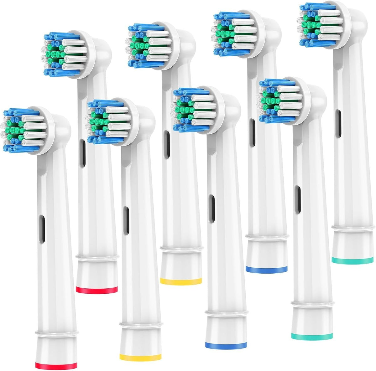Replacement Toothbrush Heads 8 Pack for Oral B Electric Toothbrushes - Soft Bristles, Deep Cleaning