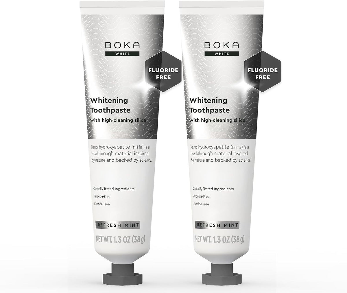 Nano Hydroxyapatite Fluoride-Free Toothpaste 2 Pack - Enamel & Whitening