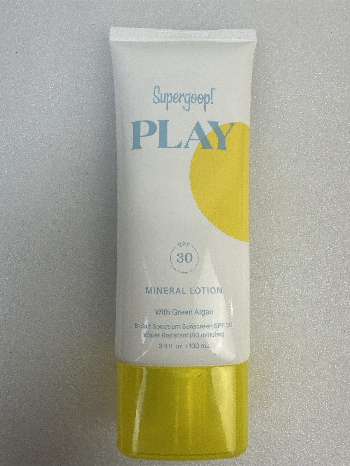 Supergoop SPF 30 Mineral Lotion Sun Protection 3.4 Fl Oz